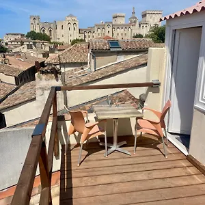 Le Toit D'avignon - Intra-muros - Terrasse Vue Palais Des Papes - Ideal Festival - Climatisation - Wifi Appartement Avignon
